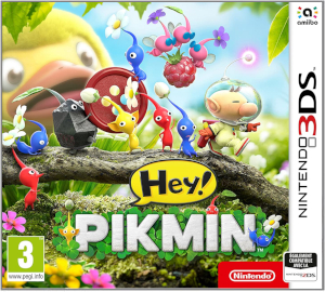 Hey! Pikmin 3DS Box Art