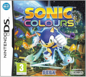 Sonic Colours DS Box Art