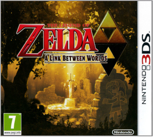 The Legend of Zelda A Link Between Worlds Box Art