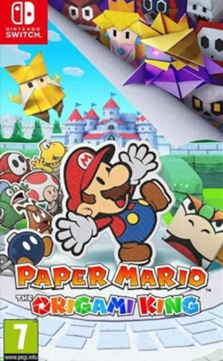 Paper Mario The Origami King Box Art
