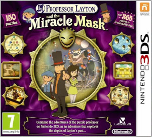 Professor Layton and the Miracle Mask Box Art