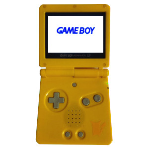 Gameboy Advance SP - Pikachu Edition (Modded)