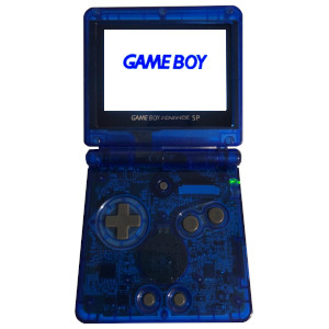 Gameboy Advance SP - Sapphire Edition (Modded)