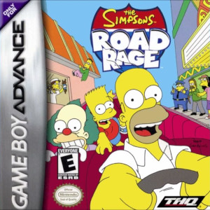 The Simpsons: Road Rage Box Art