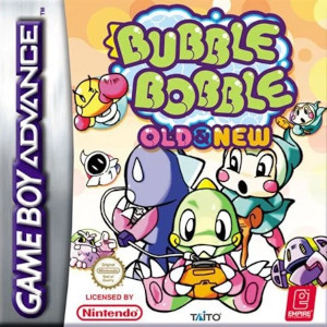 Bubble Bobble Old & New GBA Box Art