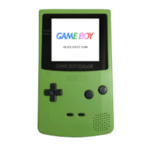 Kiwi Green Gameboy Color OLED Edition (Modded)