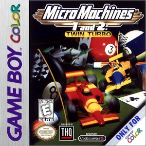 Micro Machines 1 and 2 Twin Turbo Box Art