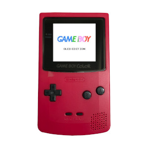 Pink Gameboy Color OLED Edition (Modded)