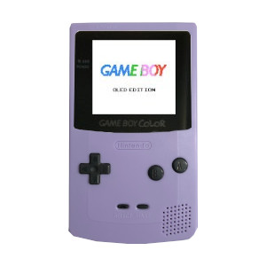 Light Purple Gameboy Color OLED Edition (Modded)