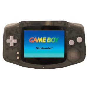 Gameboy Advance - Matte Transparent Black Edition (Refurbished)
